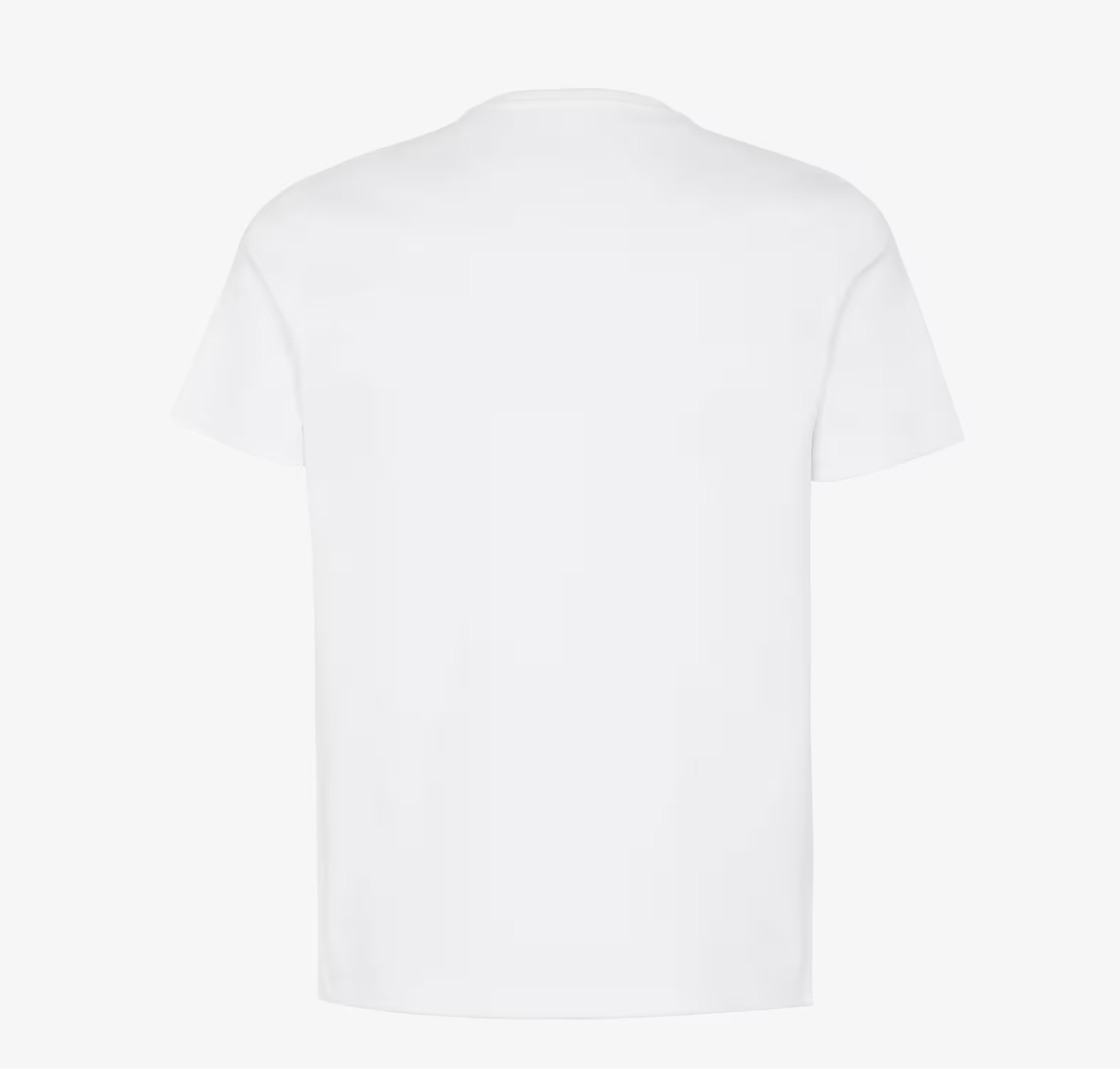 White T-shirt with Embroidery on the Chest - Exclusive Wear