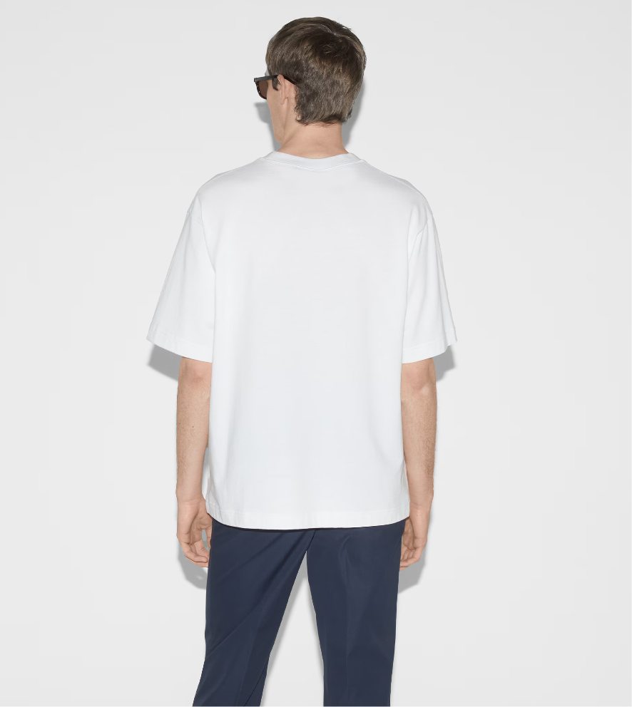 White Oversized Cotton Jersey T-shirt