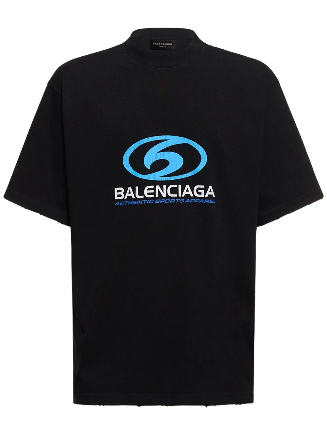 Cracked Vintage Surfer Logo Black T-shirt - Exclusive Wear