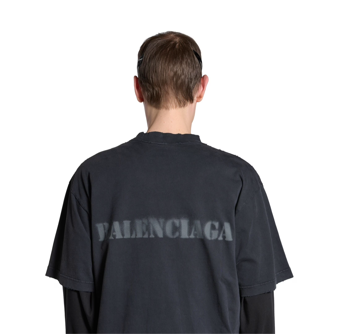 Stencil Type Black T-shirt Medium Fit - Exclusive Wear