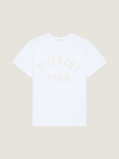 White Cotton T-shirt with Embroidery