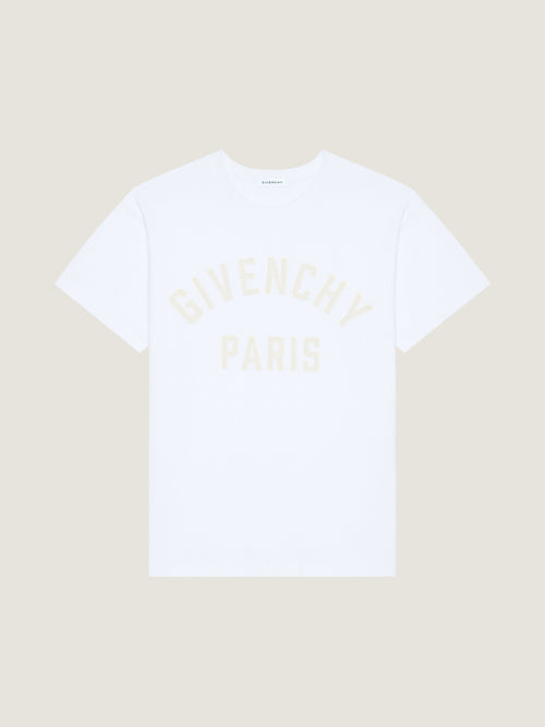 White Cotton T-shirt with Embroidery