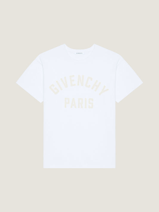 White Cotton T-shirt with Embroidery