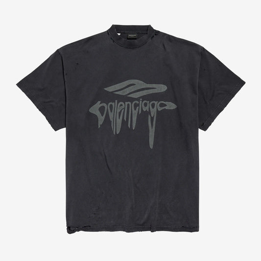 3B LIQUEFIED BLACK T-SHIRT