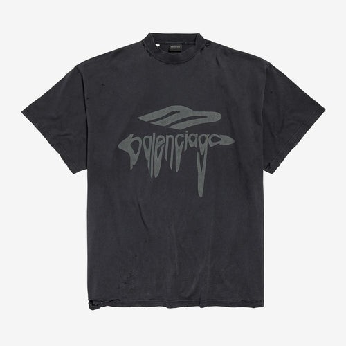 3B LIQUEFIED BLACK T-SHIRT
