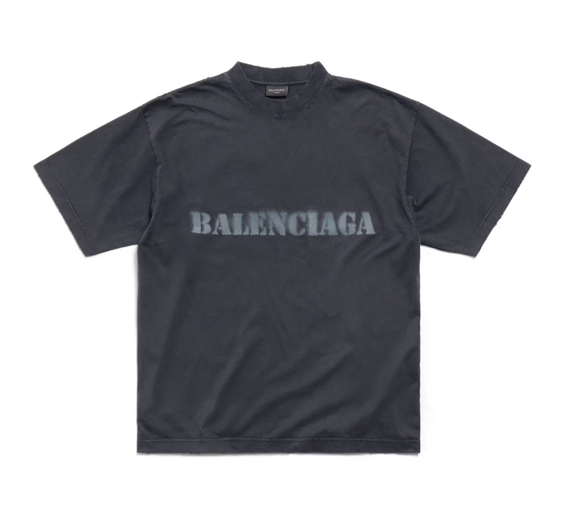 Stencil Type Black T-shirt Medium Fit - Exclusive Wear