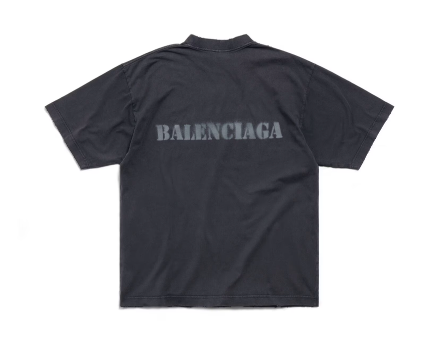 Stencil Type Black T-shirt Medium Fit - Exclusive Wear