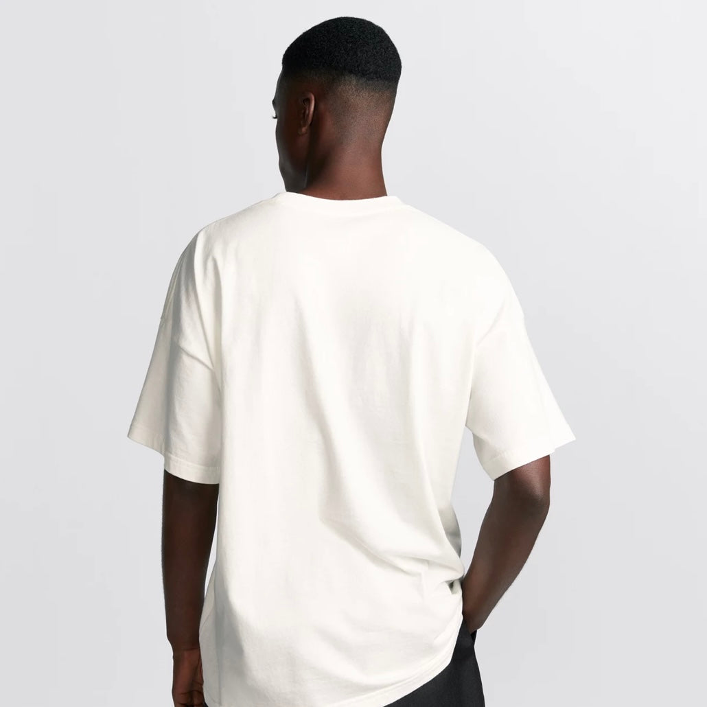 White Slub Cotton Jersey T-shirt - Exclusive Wear