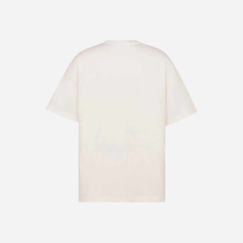 White Slub Cotton Jersey T-shirt