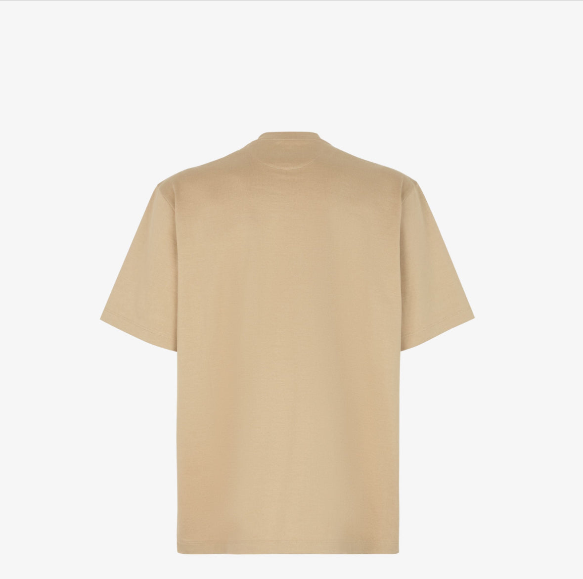 Beige Jersey Zip-Pocket T-shirt - Exclusive Wear