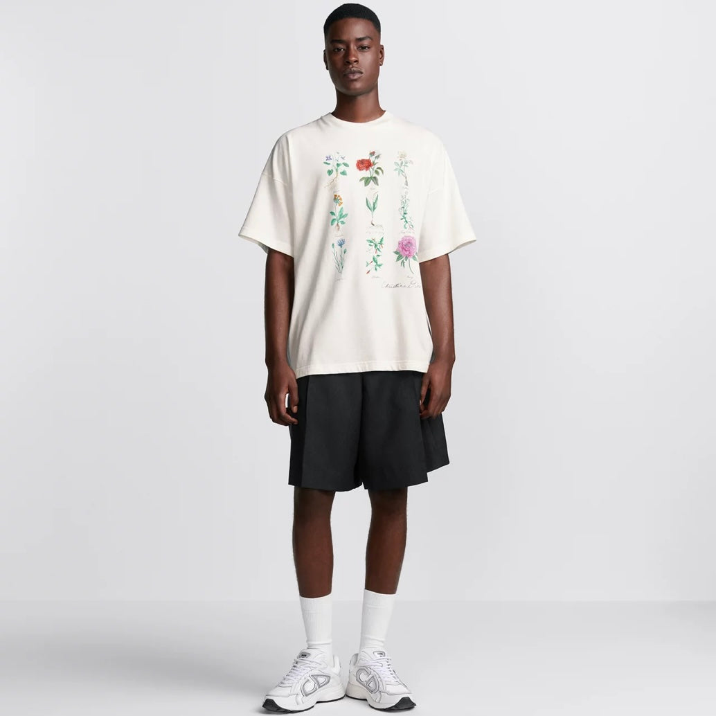 White Slub Cotton Jersey T-shirt