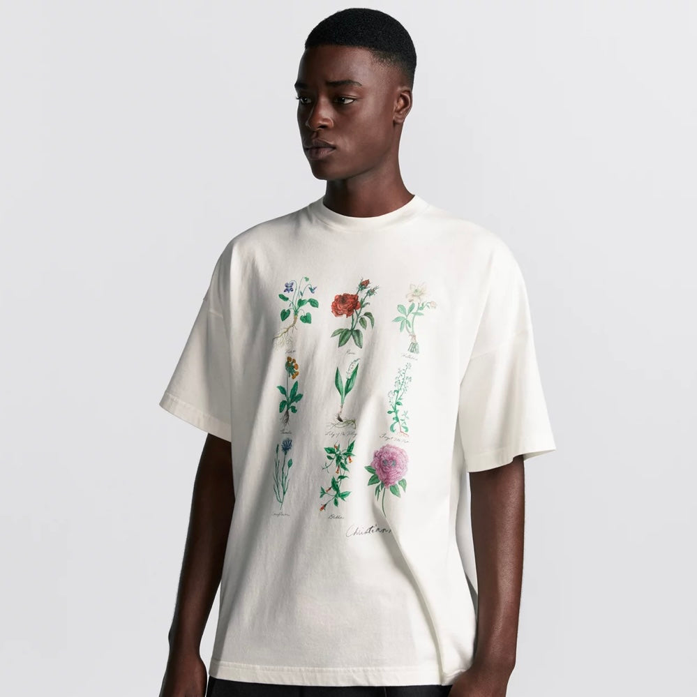 White Slub Cotton Jersey T-shirt - Exclusive Wear