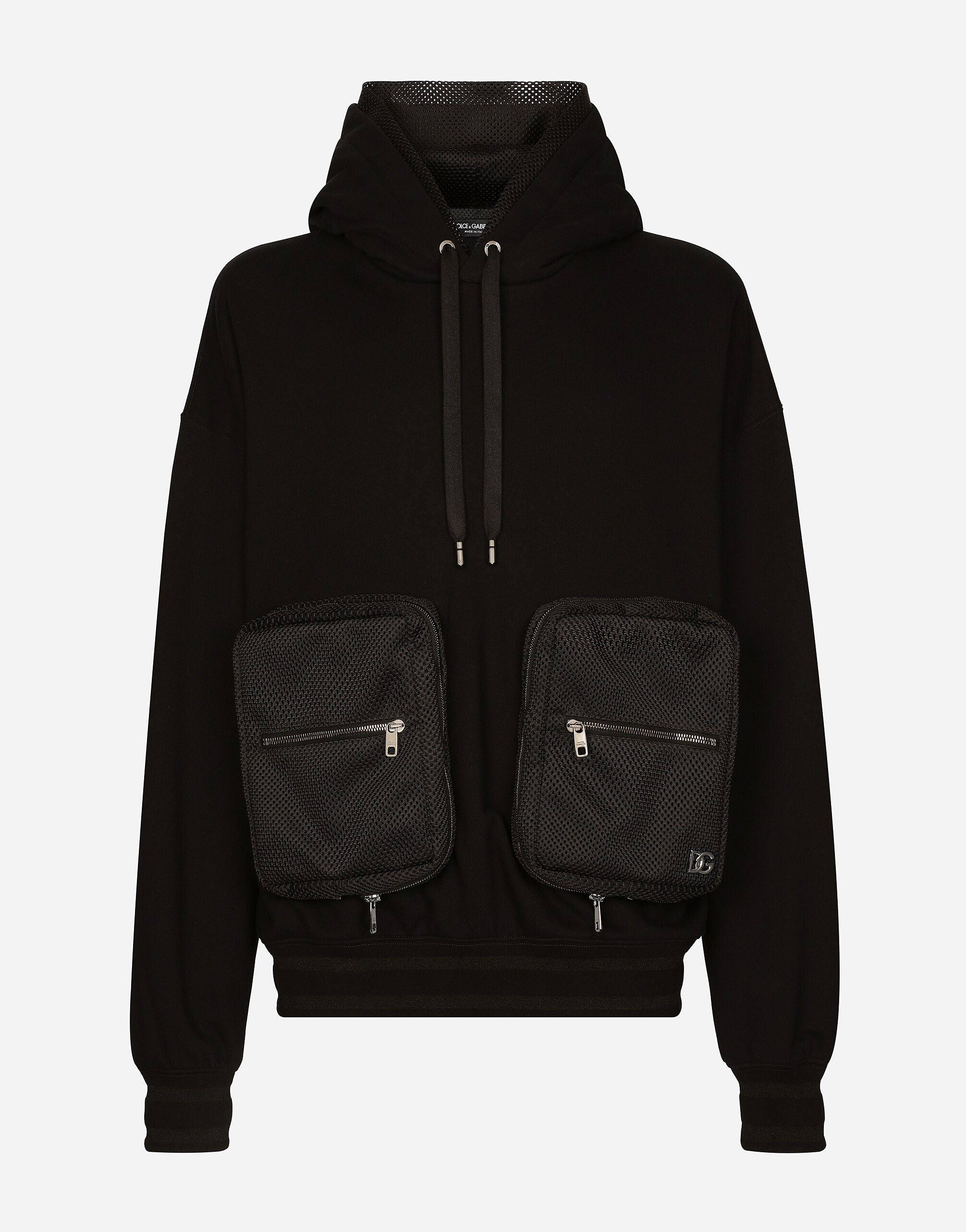 Black Hoodie with Large Pockets - Exclusive Wear