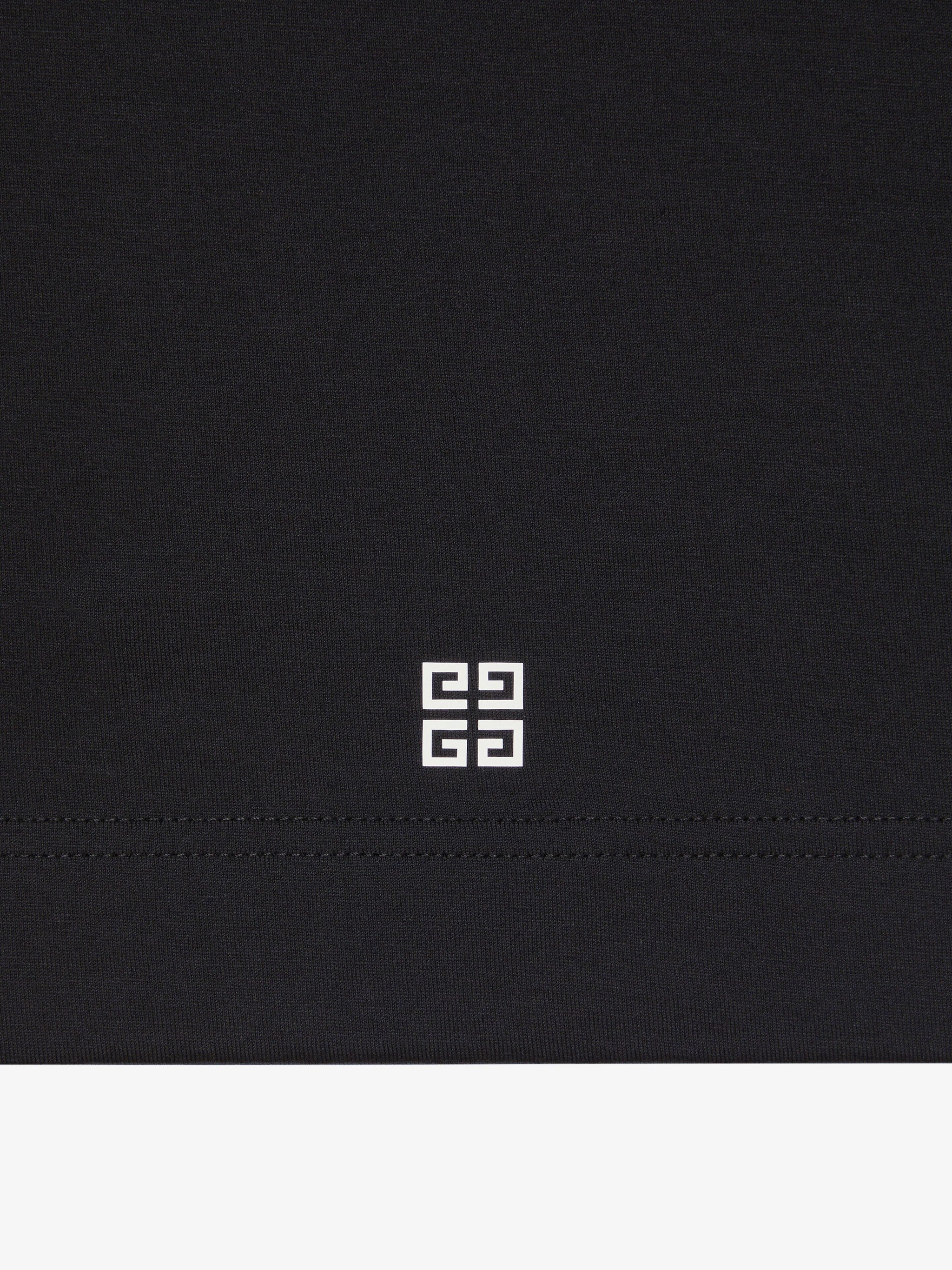 4G Stars Black Cotton T-shirt - Exclusive Wear