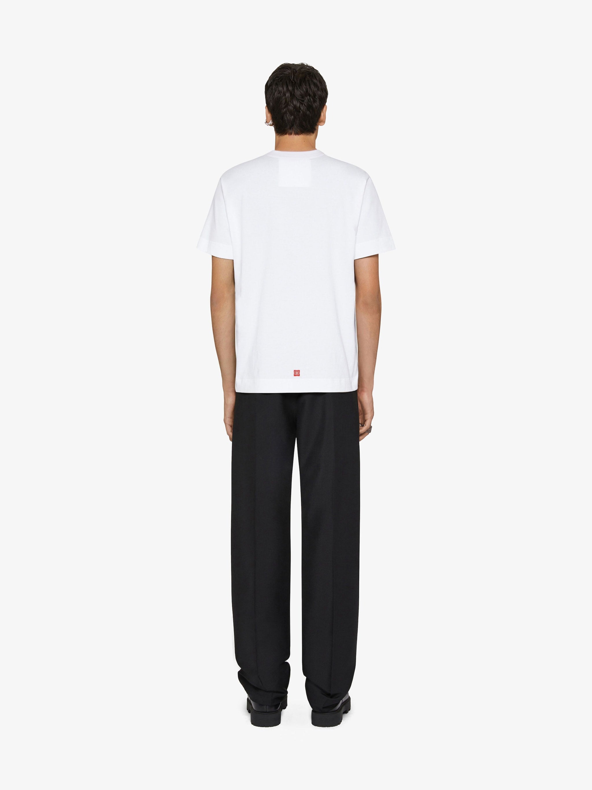 4G Stars White Cotton T-shirt - Exclusive Wear