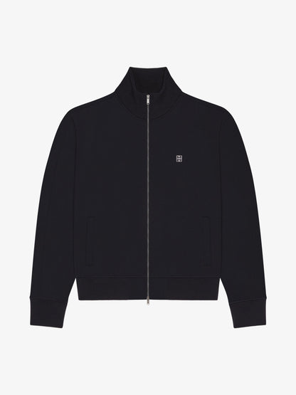 Tracksuit jacket in fleece with 4G detail