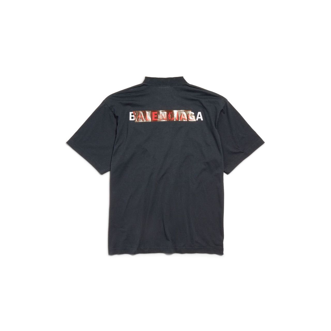 Taped Band Black T-shirt