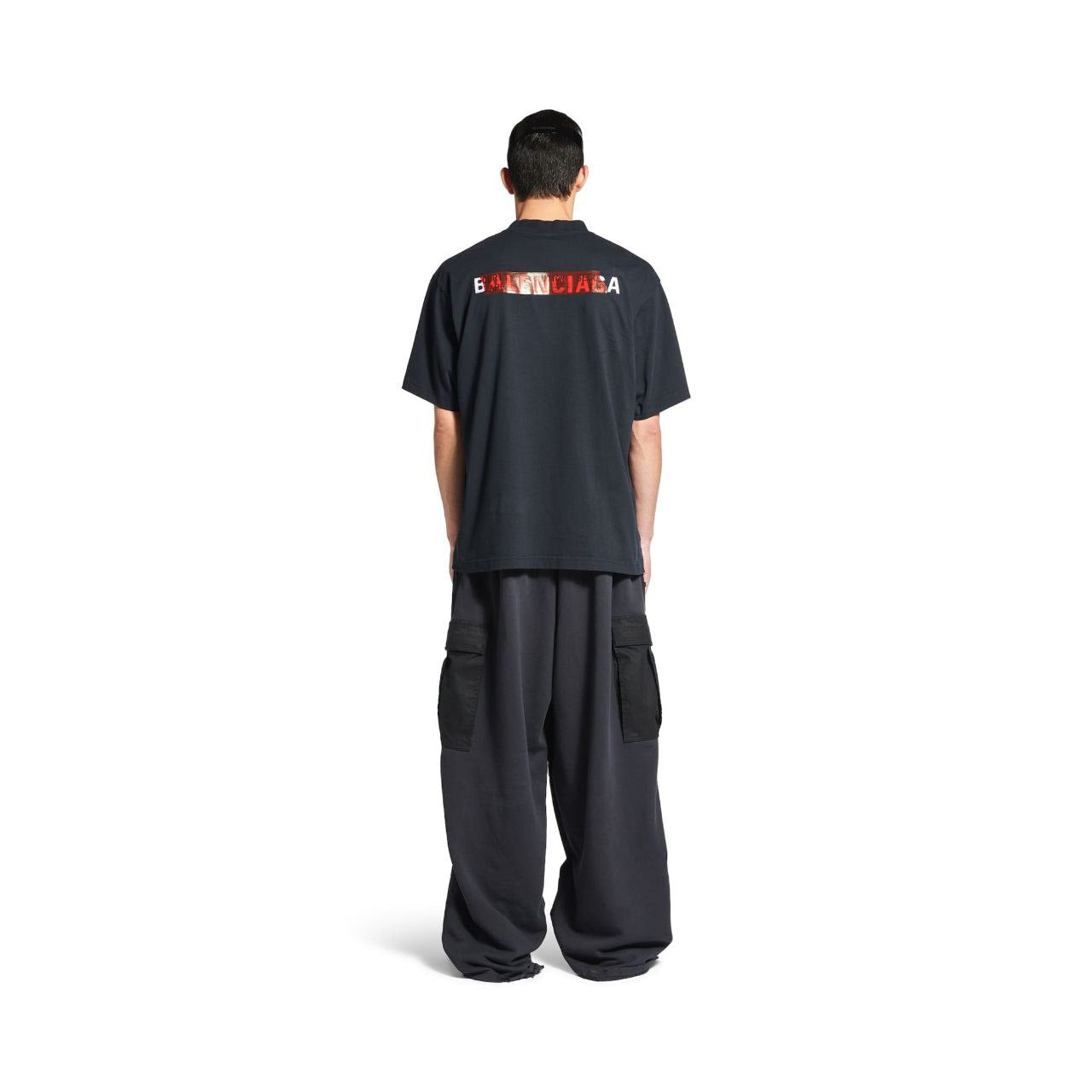 Taped Band Black T-shirt