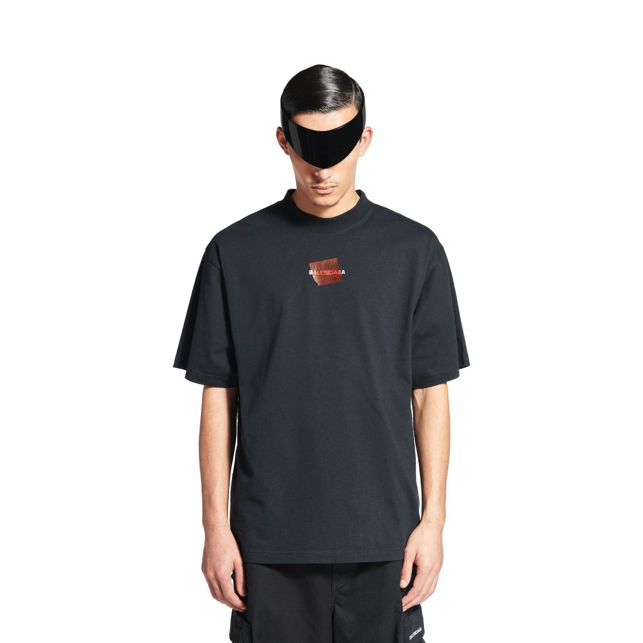 Taped Band Black T-shirt