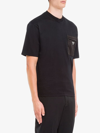 Black Logo Plaqué Pocket T-shirt