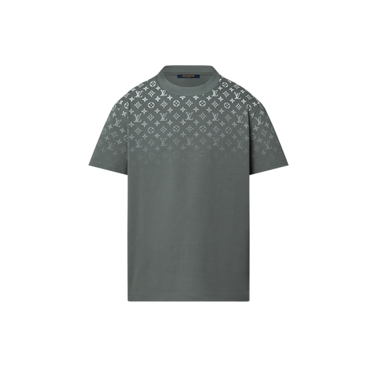 Gradient Grey Cotton T-shirt