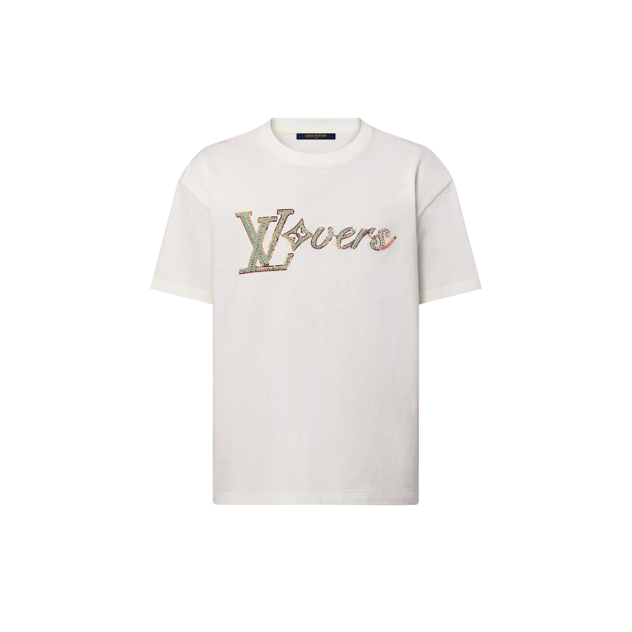 Lovers Embroidered White T-shirt