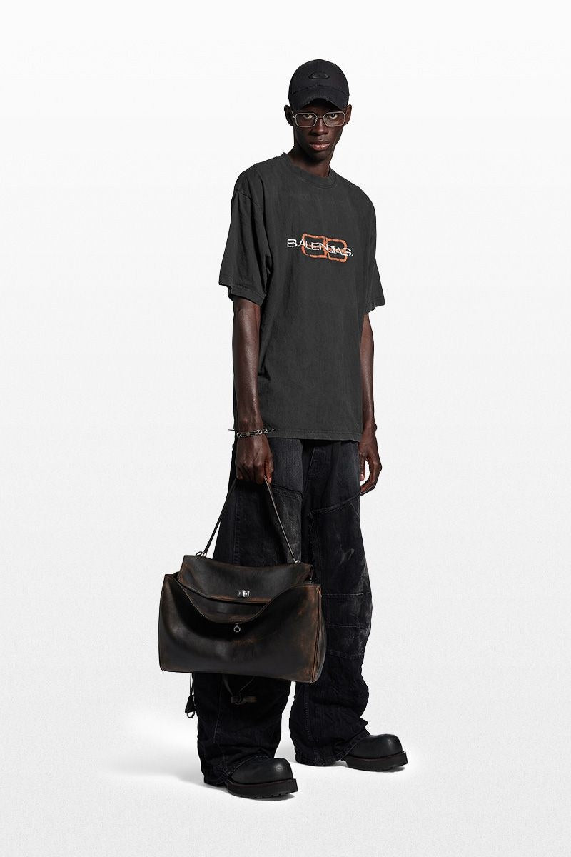 BB ICON STENCIL BLACK FADED T-SHIRT - Exclusive Wear