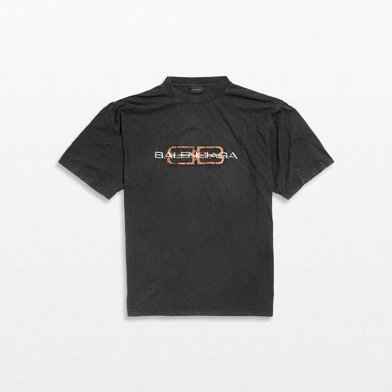 BB ICON STENCIL BLACK FADED T-SHIRT - Exclusive Wear