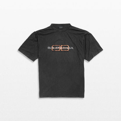 BB ICON STENCIL BLACK FADED T-SHIRT - Exclusive Wear