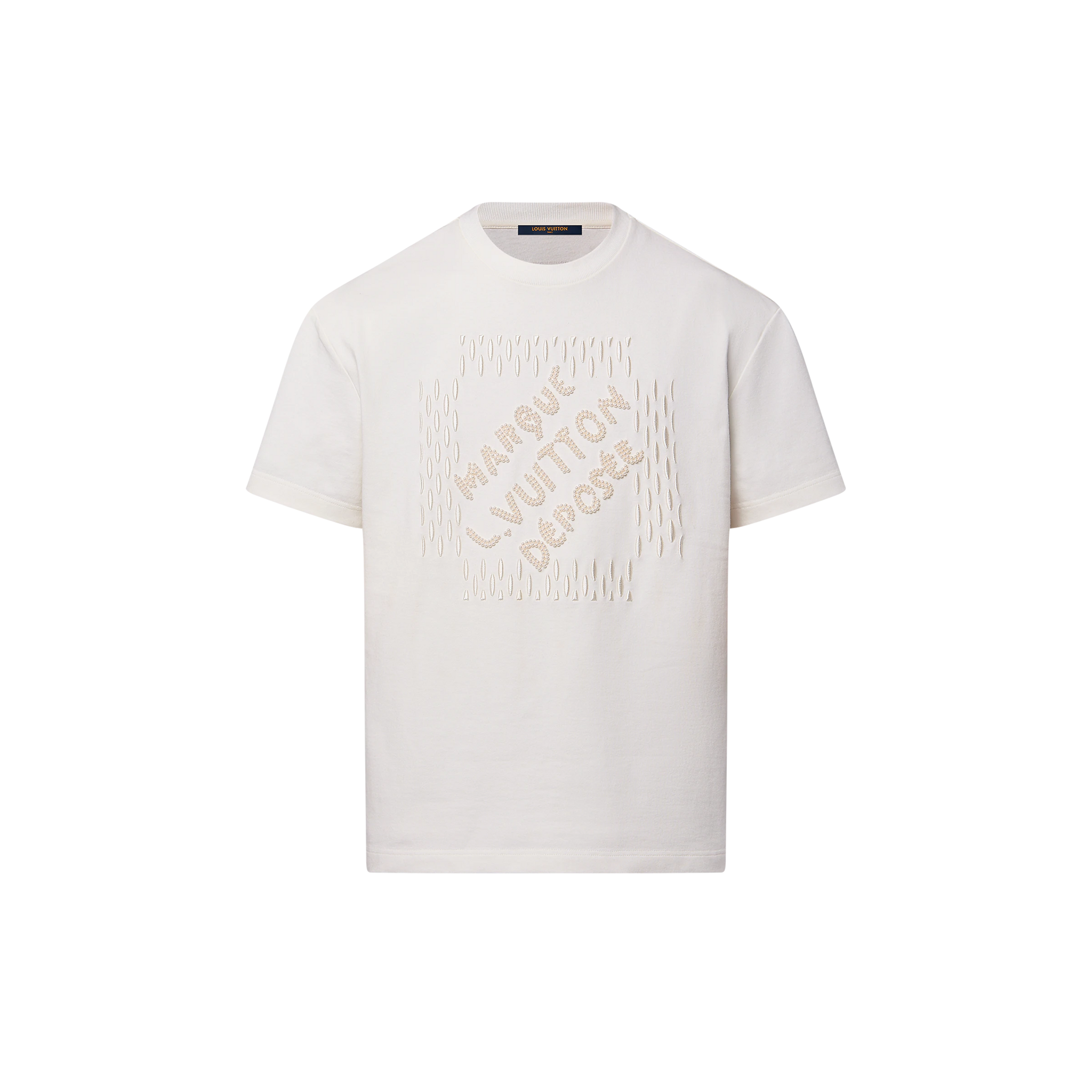 Embroidered Signature Cotton T-Shirt - Exclusive Wear