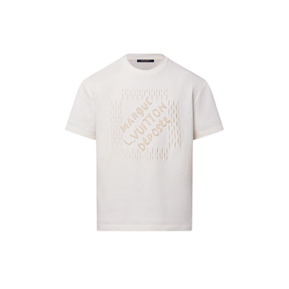 Embroidered Signature Cotton T-Shirt