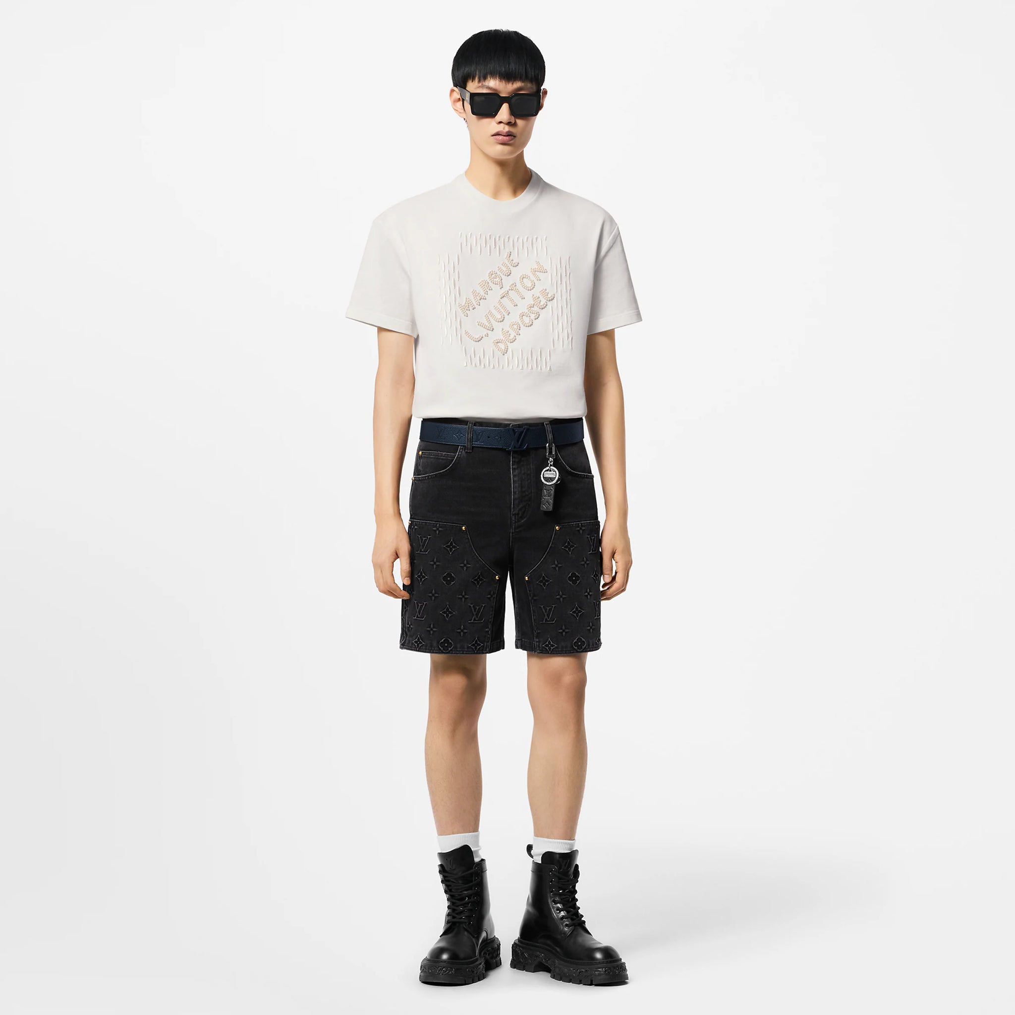 Embroidered Signature Cotton T-Shirt - Exclusive Wear