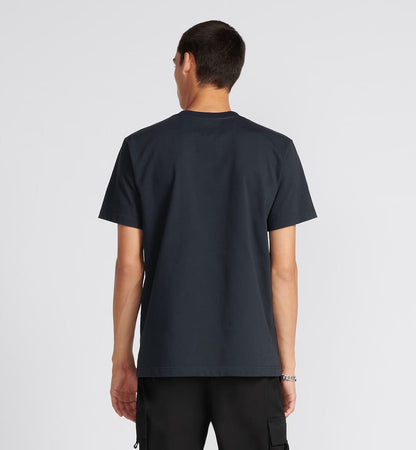 1947 Relaxed Fit Navy Blue Cotton Jersey T-shirt