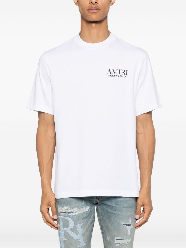 Bones Stacked White Cotton T-shirt