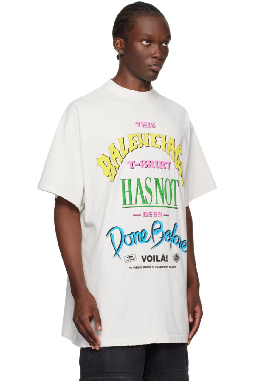 Men’s Not Been Done White Oversized T-shirt - Exclusive Wear