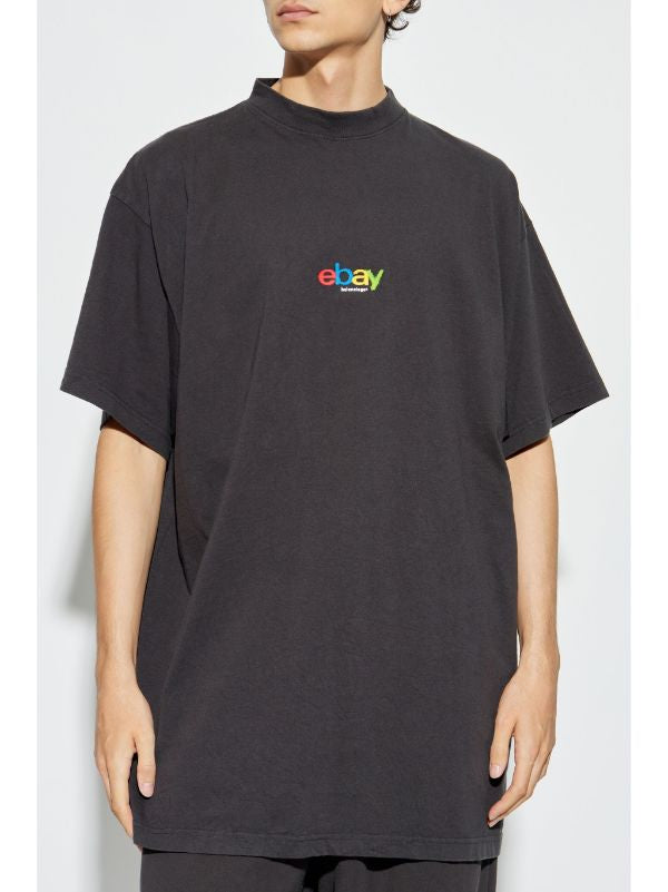 Ebay Dark Grey Oversized T-shirt - Exclusive Wear