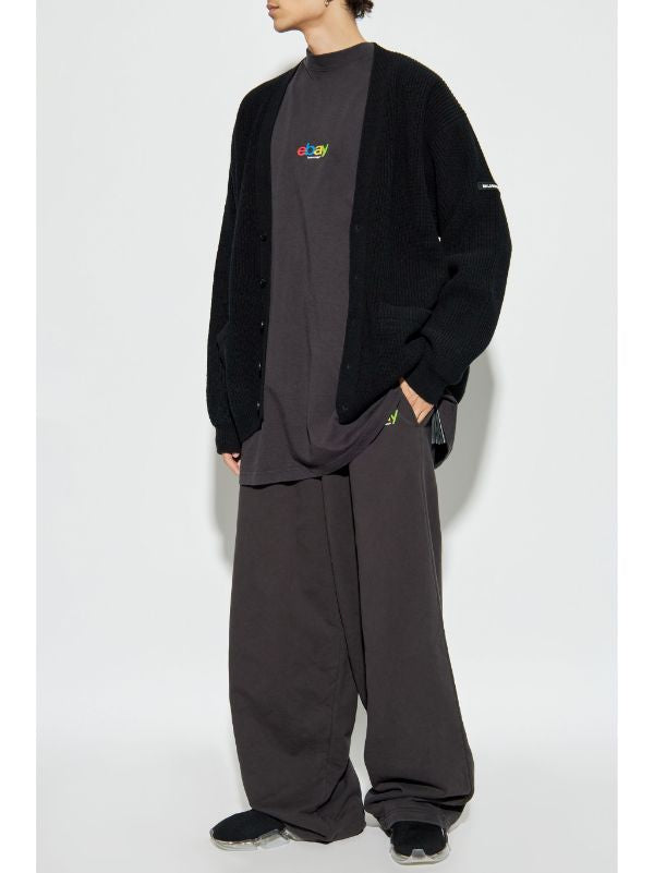 Ebay Dark Grey Oversized T-shirt - Exclusive Wear