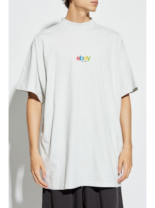 Ebay White Oversized T-shirt - Exclusive Wear