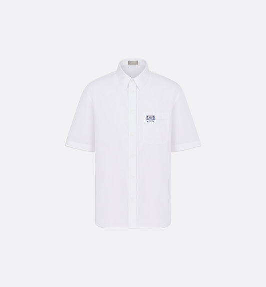 Charm Short Sleeved White Shirt