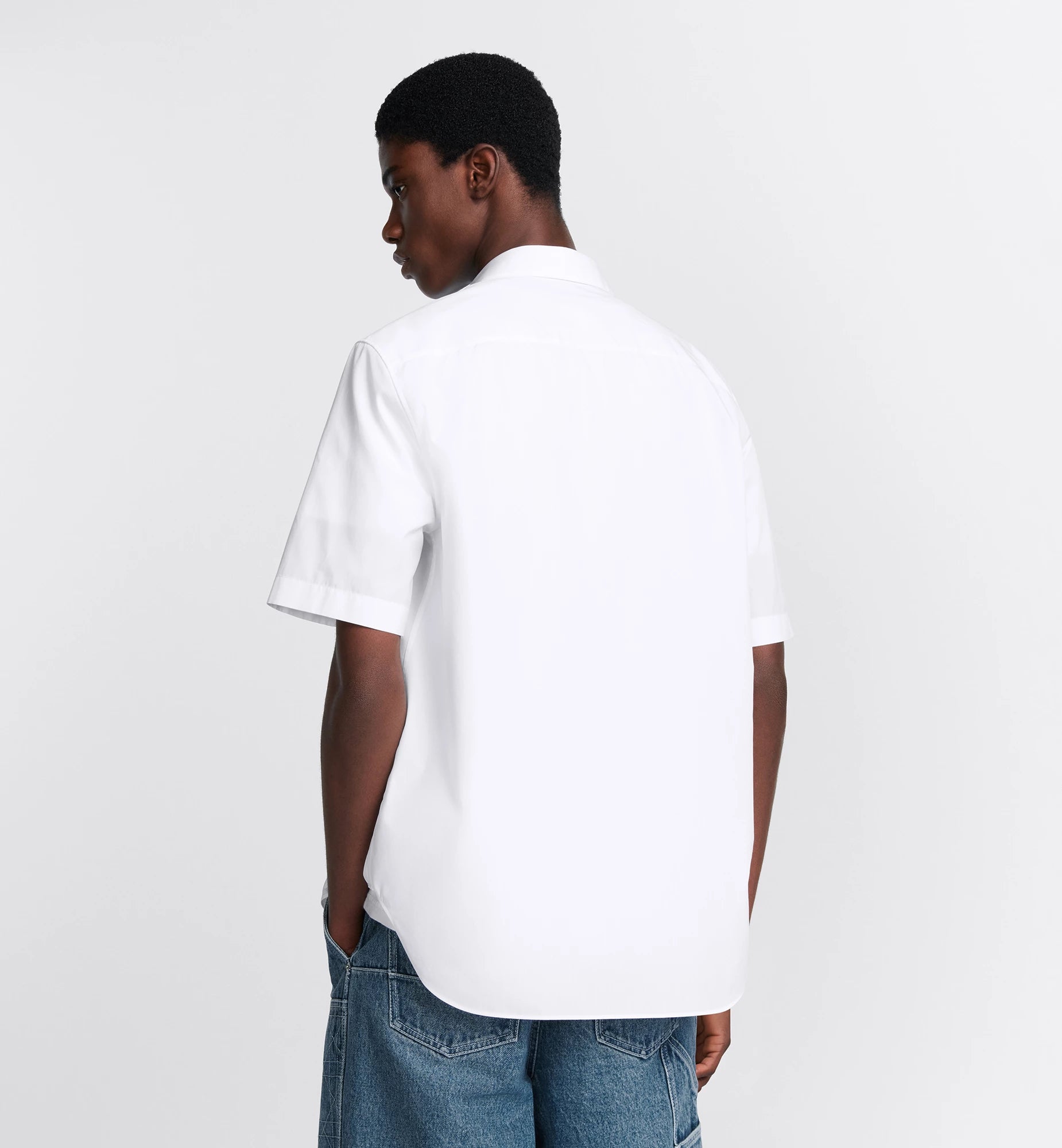 Charm Short Sleeved White Shirt