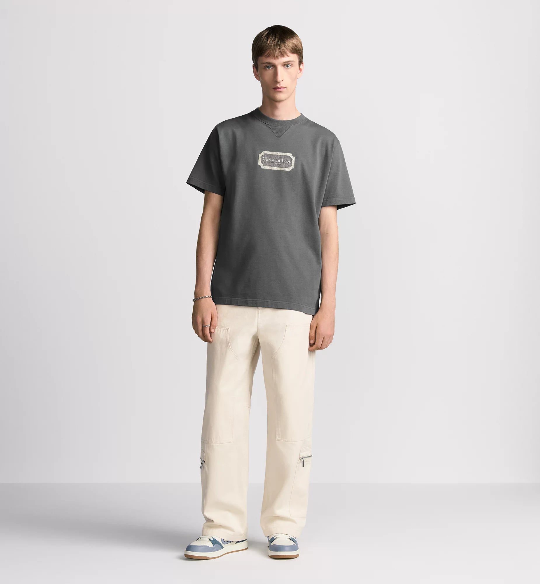 Couture Relaxed Fit T-shirt with Embroidery - Exclusive Wear