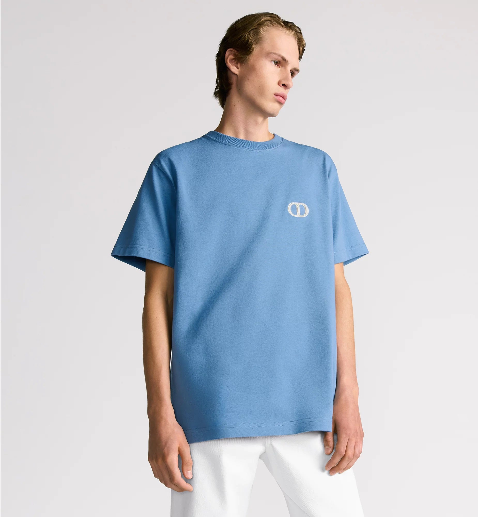 CD ICON Relaxed Fit Blue T-shirt - Exclusive Wear