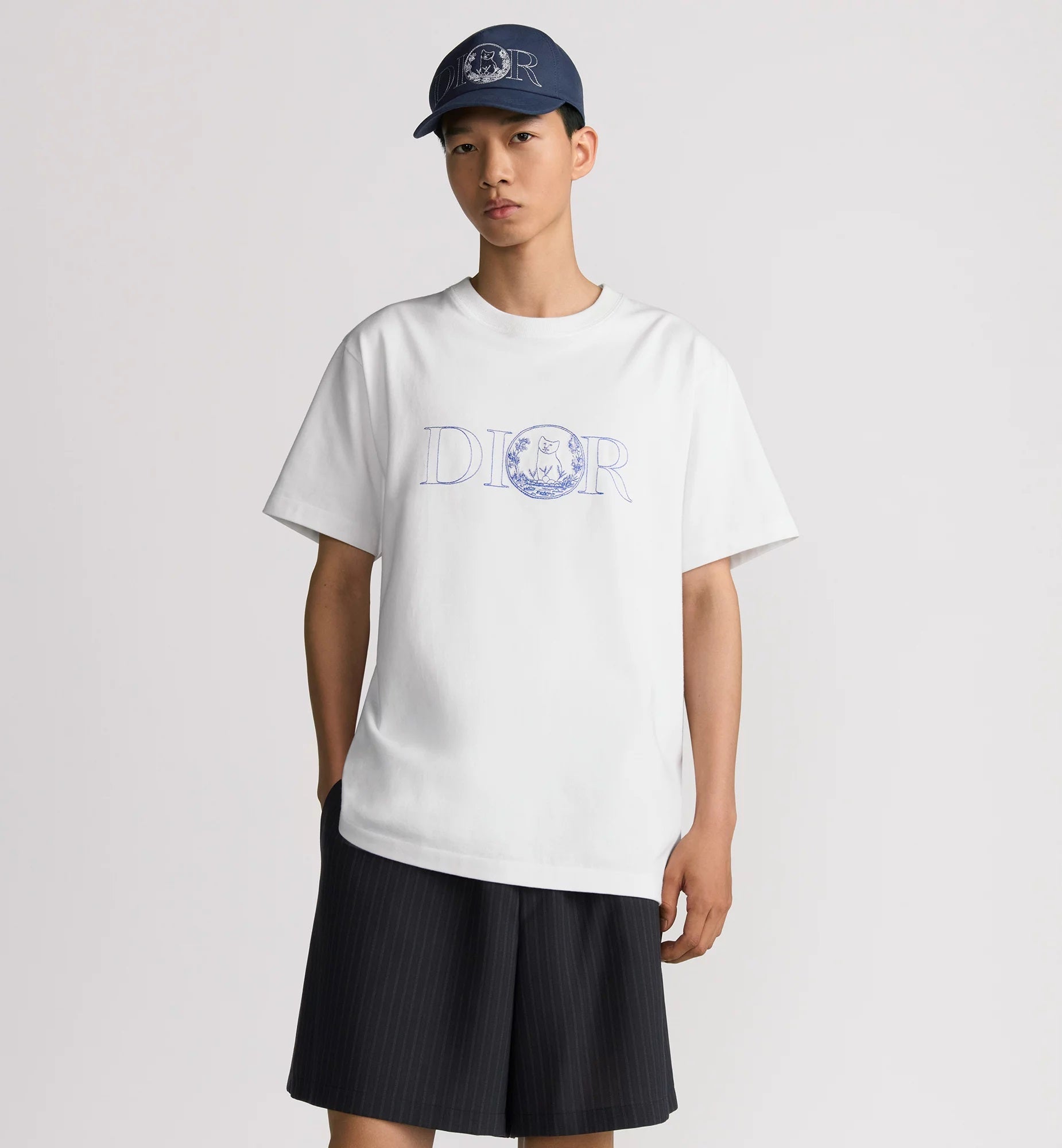 Hylton Nel Embroidered White T-shirt - Exclusive Wear
