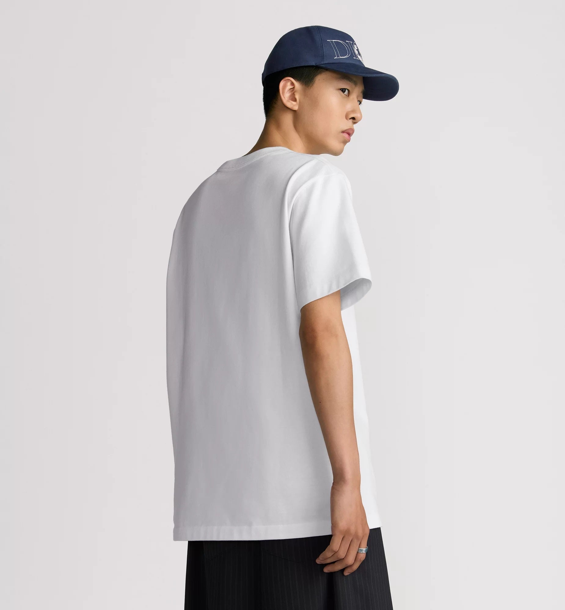 Hylton Nel Embroidered White T-shirt - Exclusive Wear