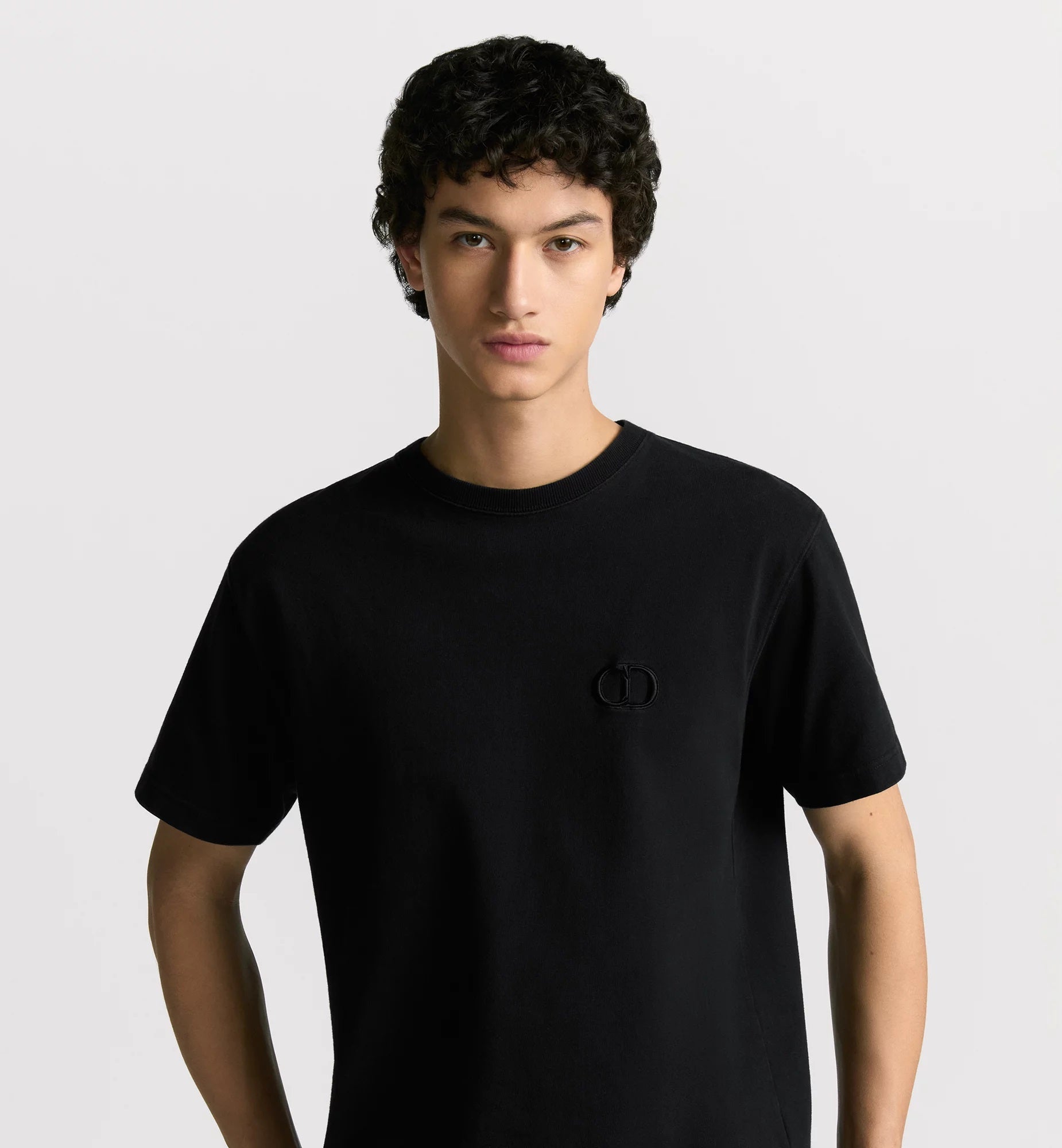 CD ICON Relaxed Fit Black T-shirt - Exclusive Wear