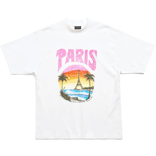 Paris Tropical Logo White T-shirt