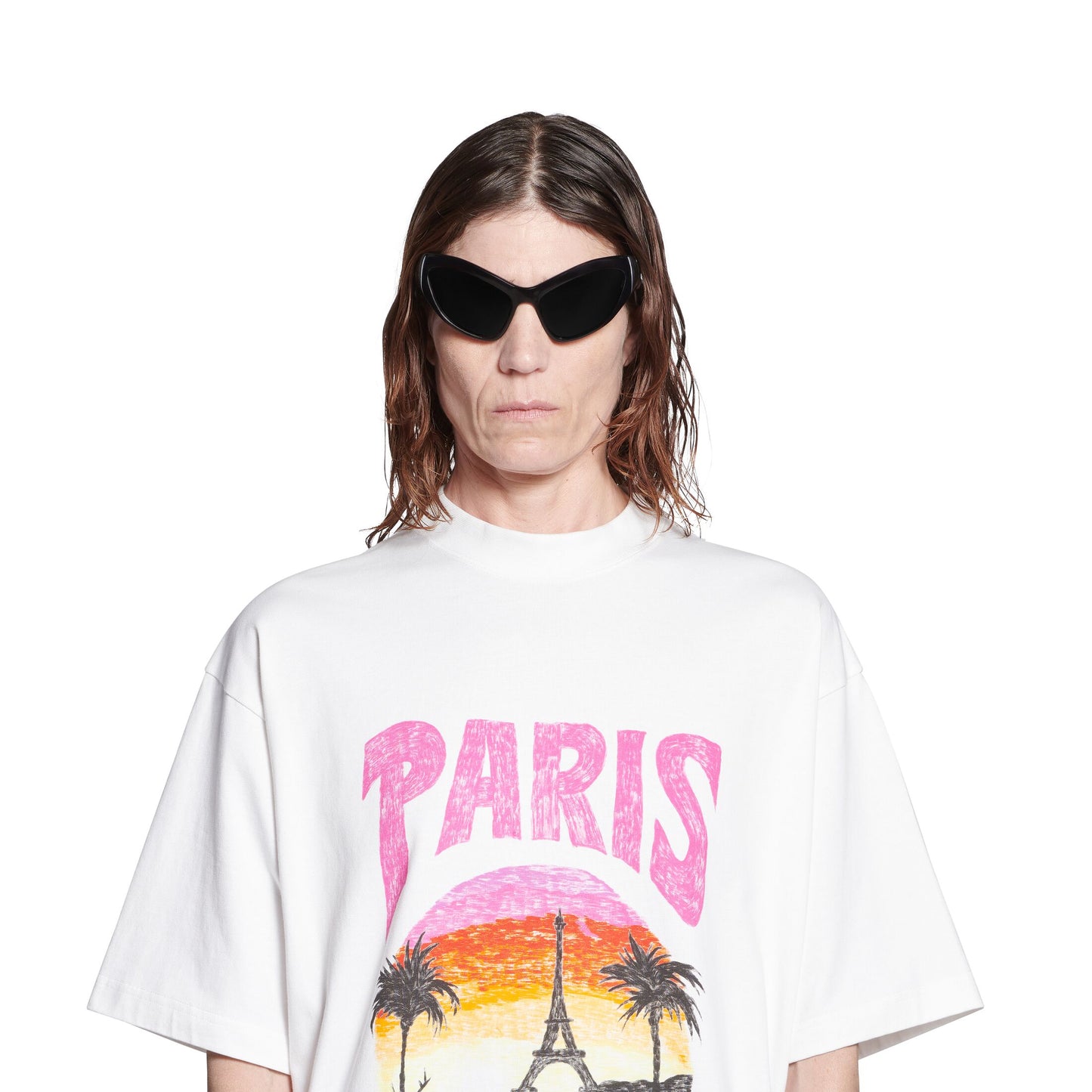 Paris Tropical Logo White T-shirt