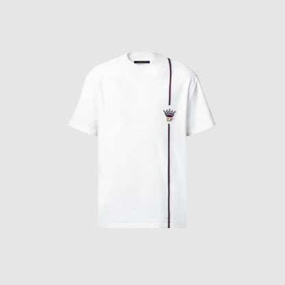 Golden Crown Patch White T-shirt