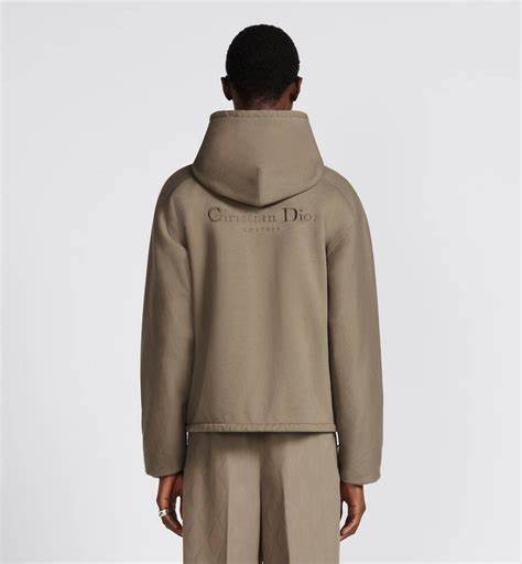 REVERSIBLE BEIGE HOODED TRACK JACKET - Exclusive Wear