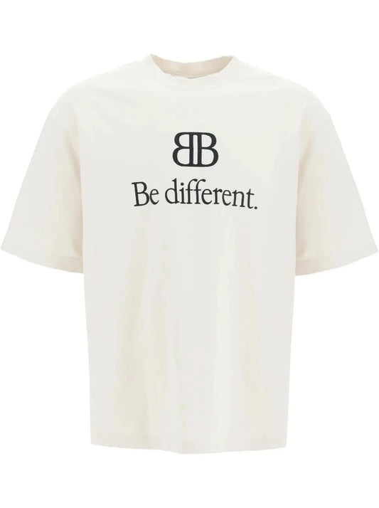 BB Be Different White Oversize T-shirt